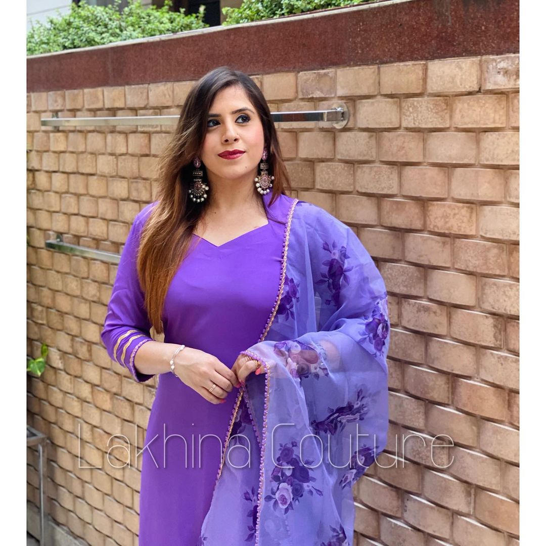 Periwinkle Purple Suit