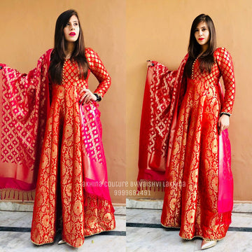 Banarasi Pink Dupatta