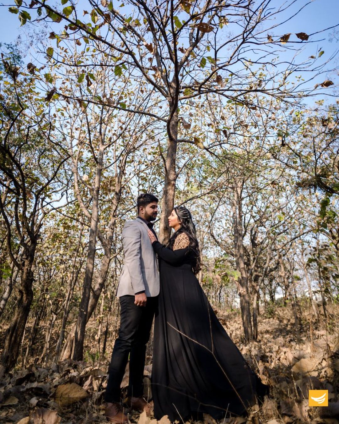 Black Haider Moss Gown