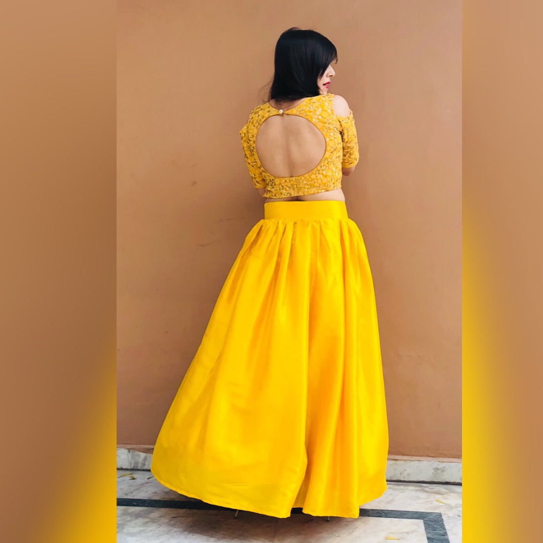 Yellow Ethnic Lehenga