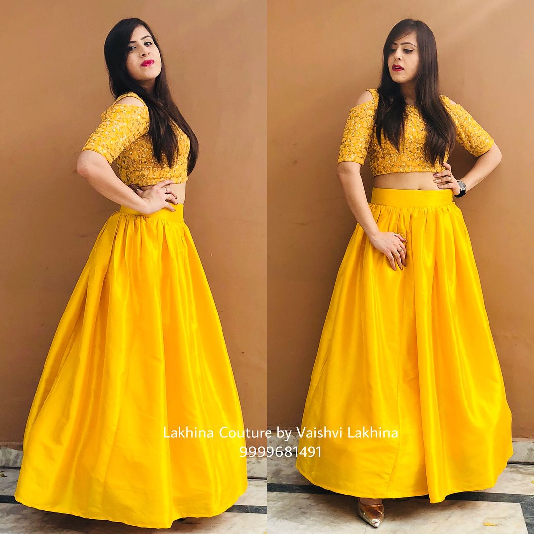 Yellow Ethnic Lehenga