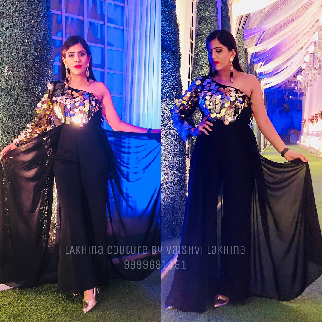 Black Cocktail Jumpsuit