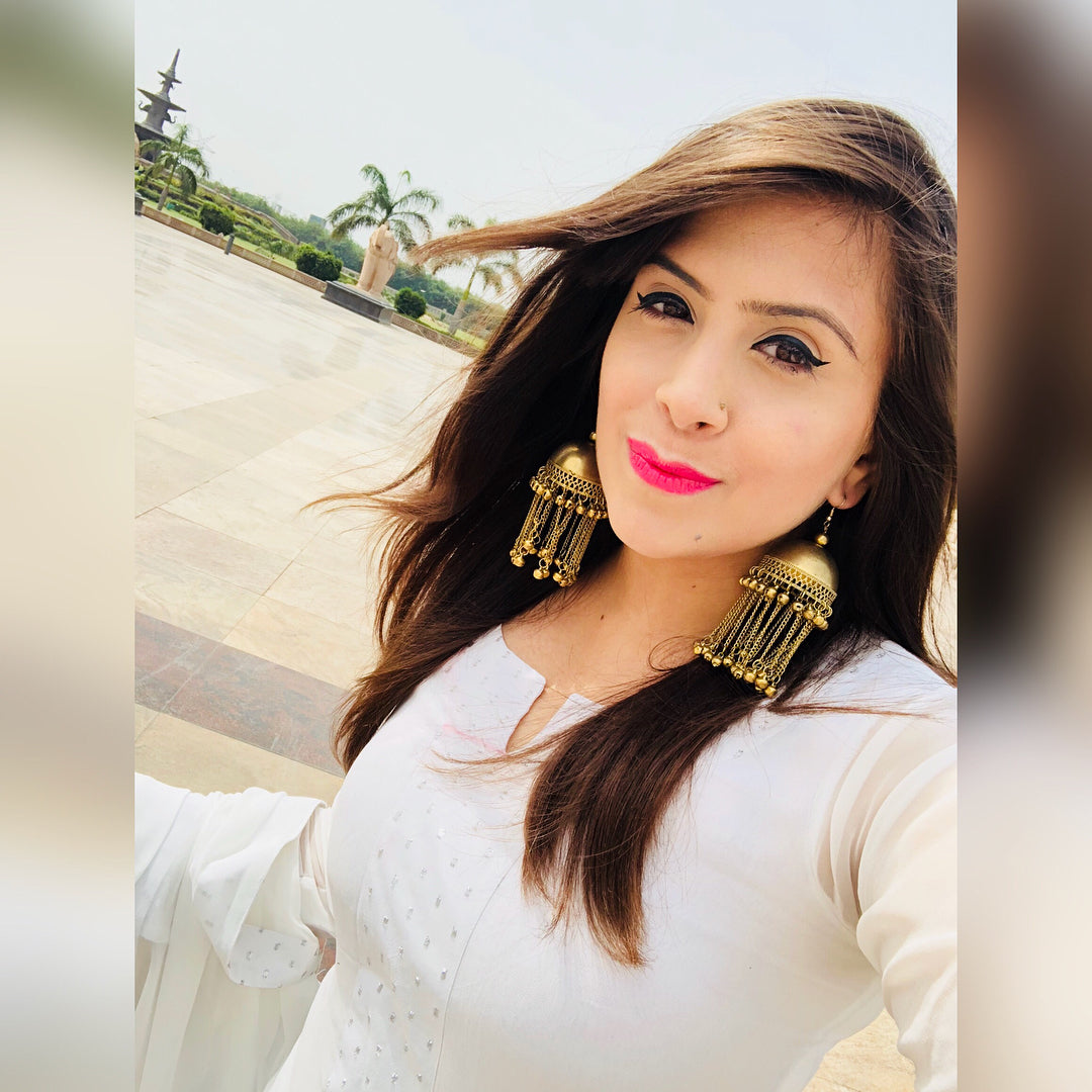 White Georgette Suit