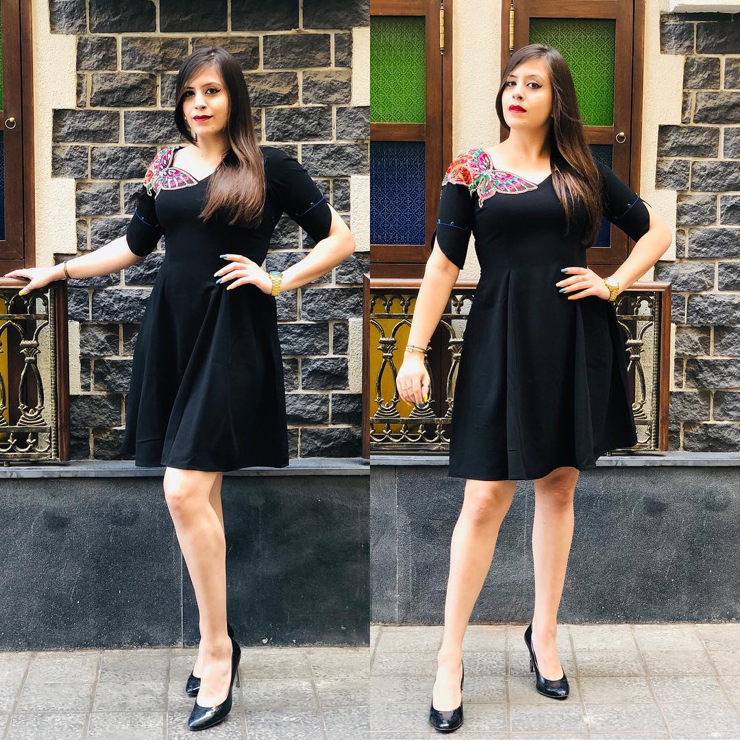 Butterfly Black Dress