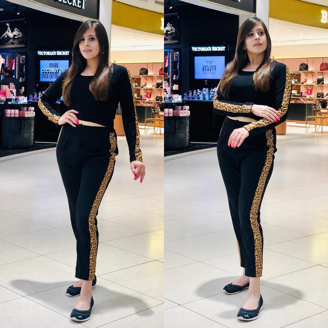 Cheetah Striped Black Co-Ord Set