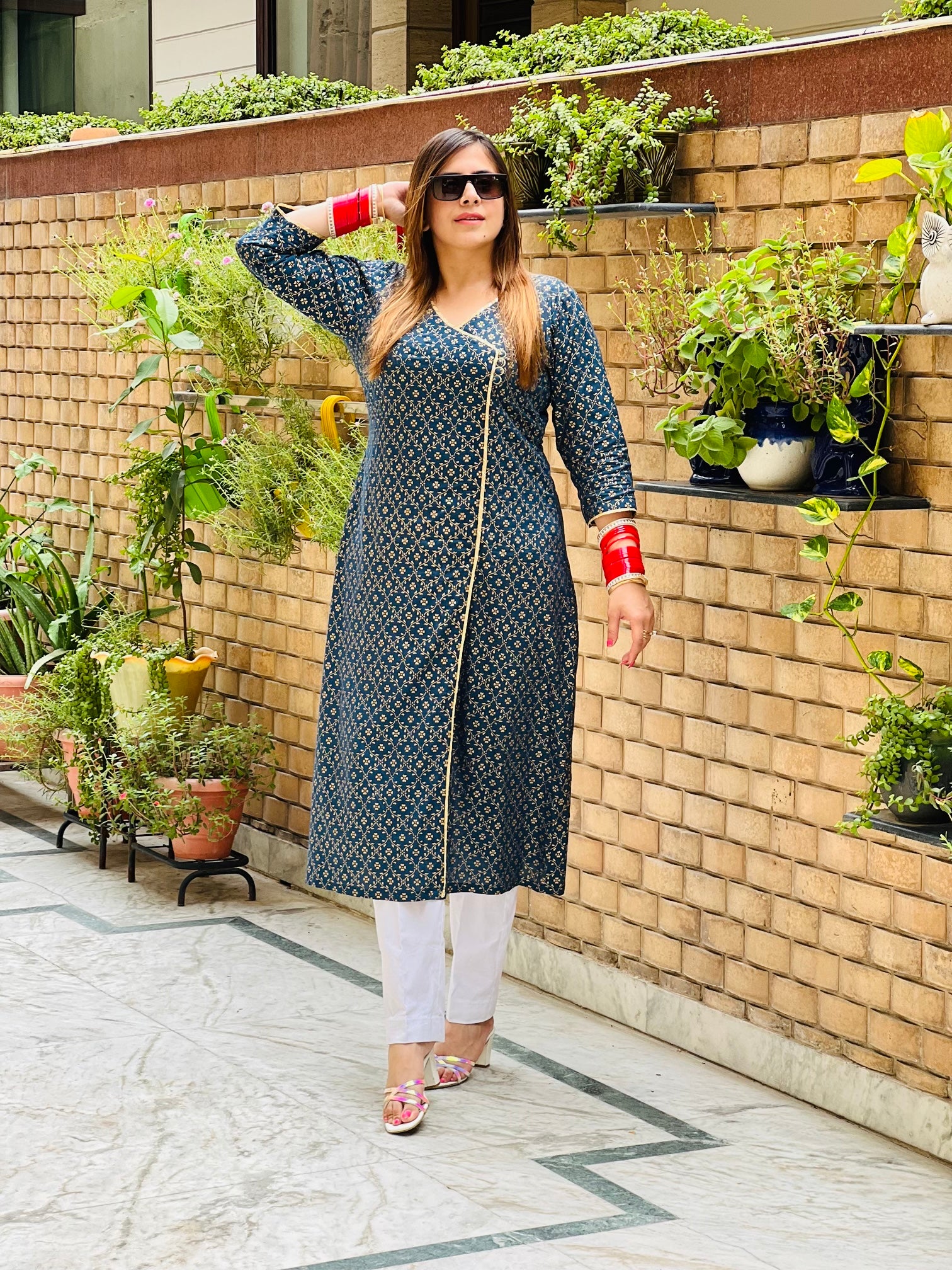 Emerald Cotton Kurti