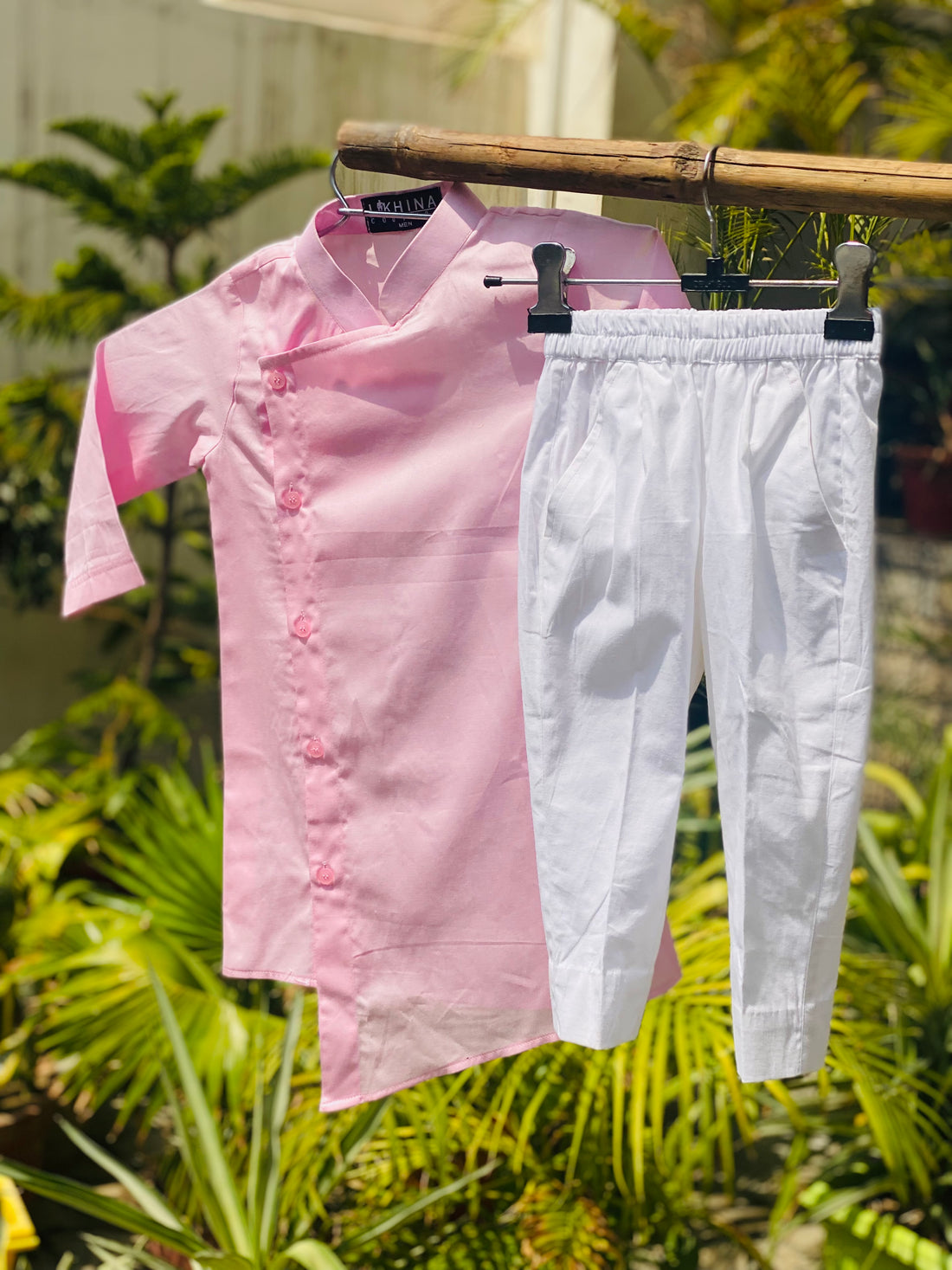 Baby Pink Kurta Set