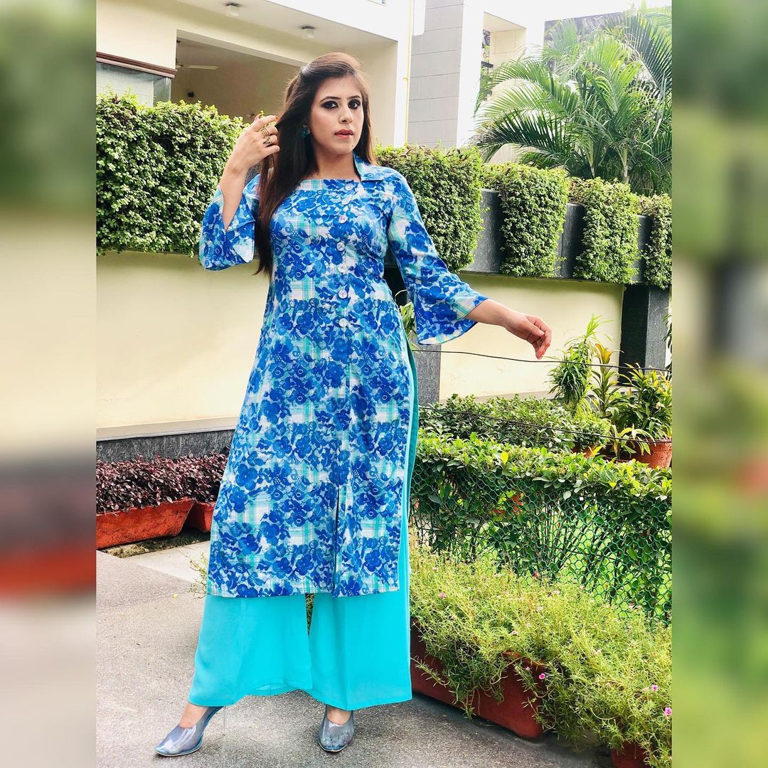 Turquoise Casual Suit