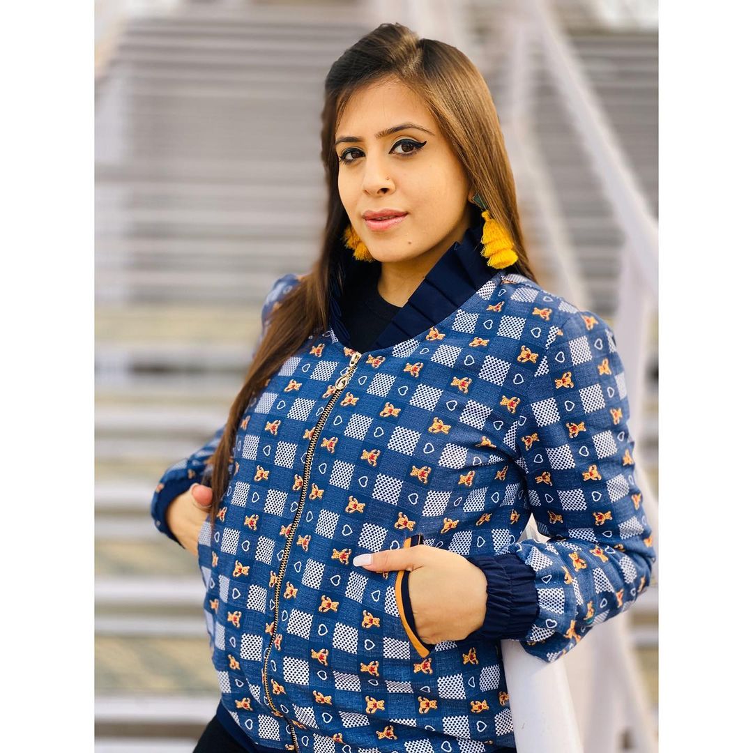 Navy Blue Bomber Jacket