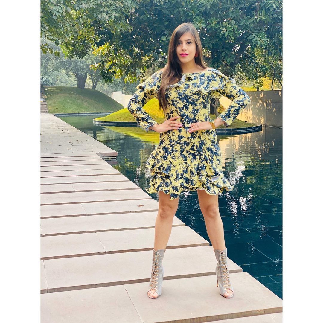 Lemon Floral Dress