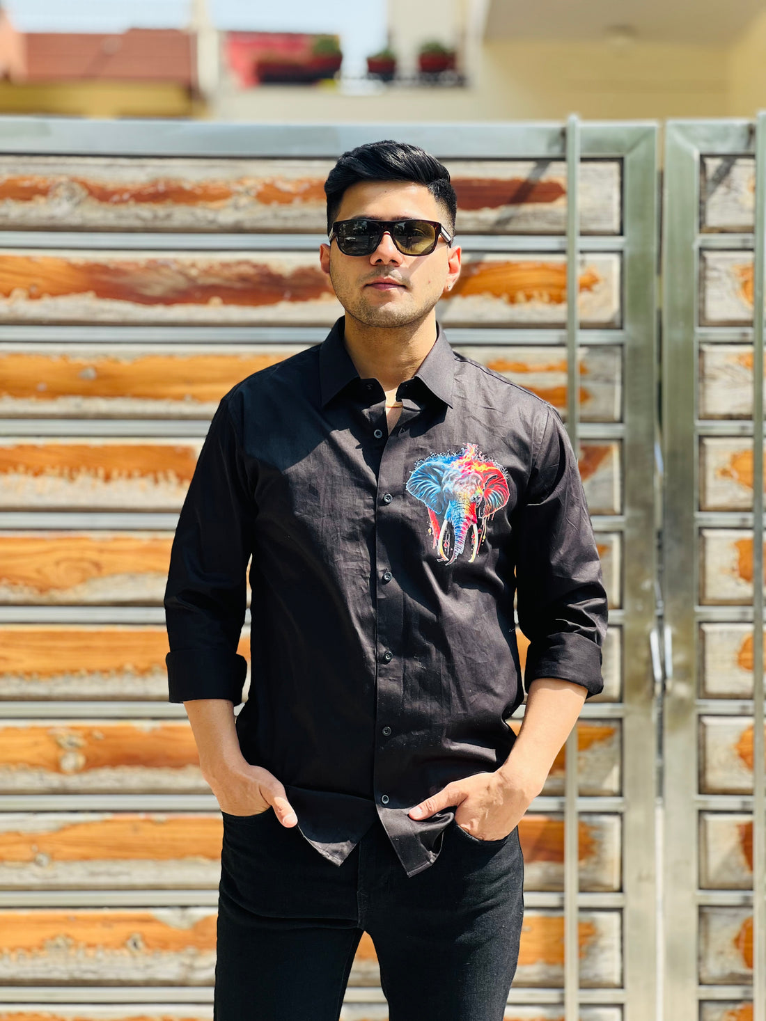 Black Elephant Shirt