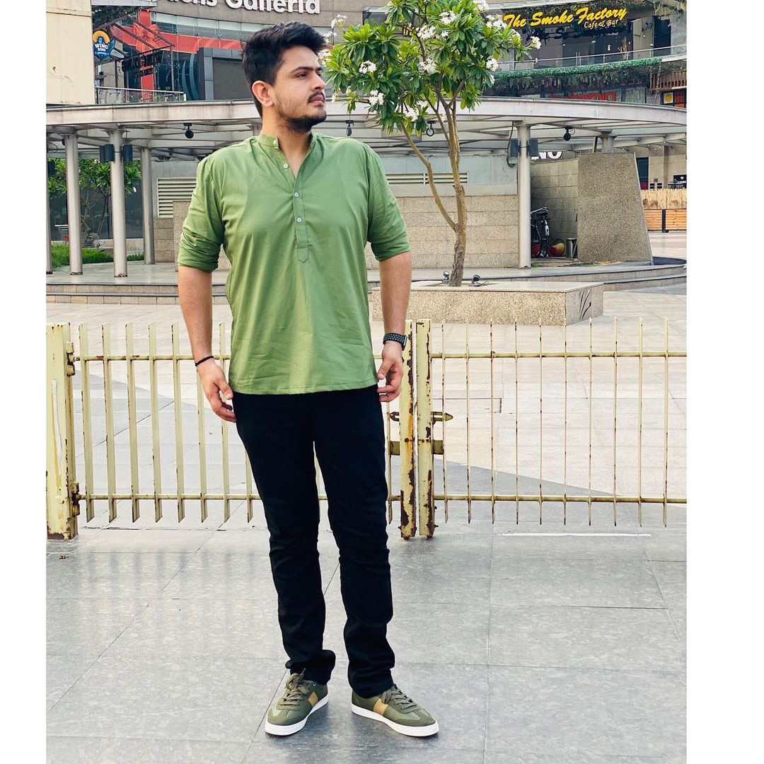 Menswear Olive Shirt