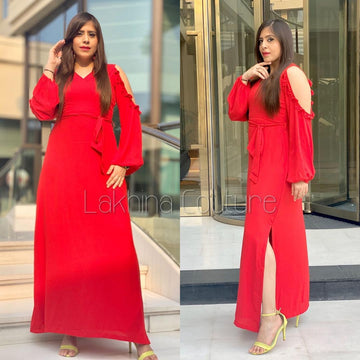 Red Unique Maxi