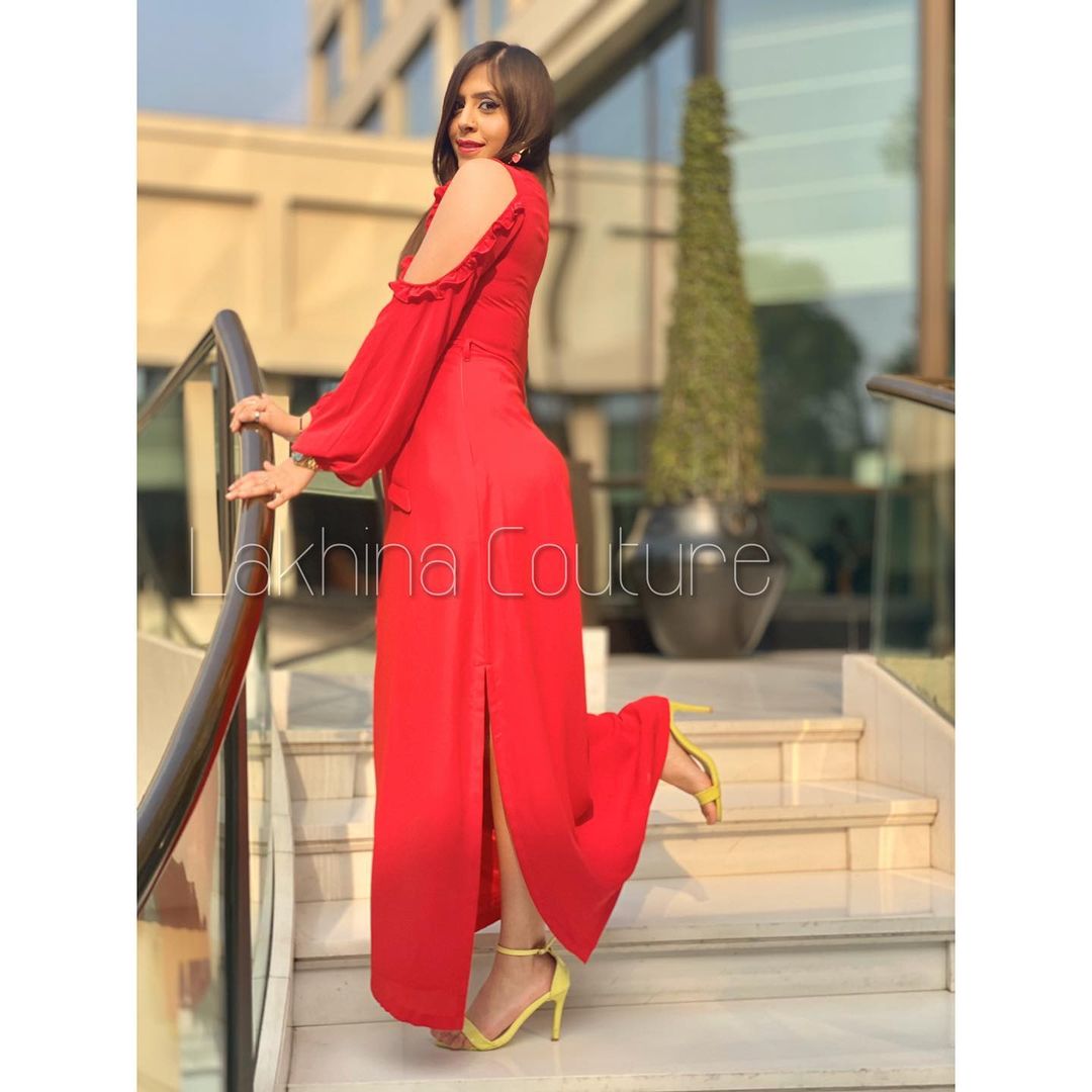 Red Unique Maxi