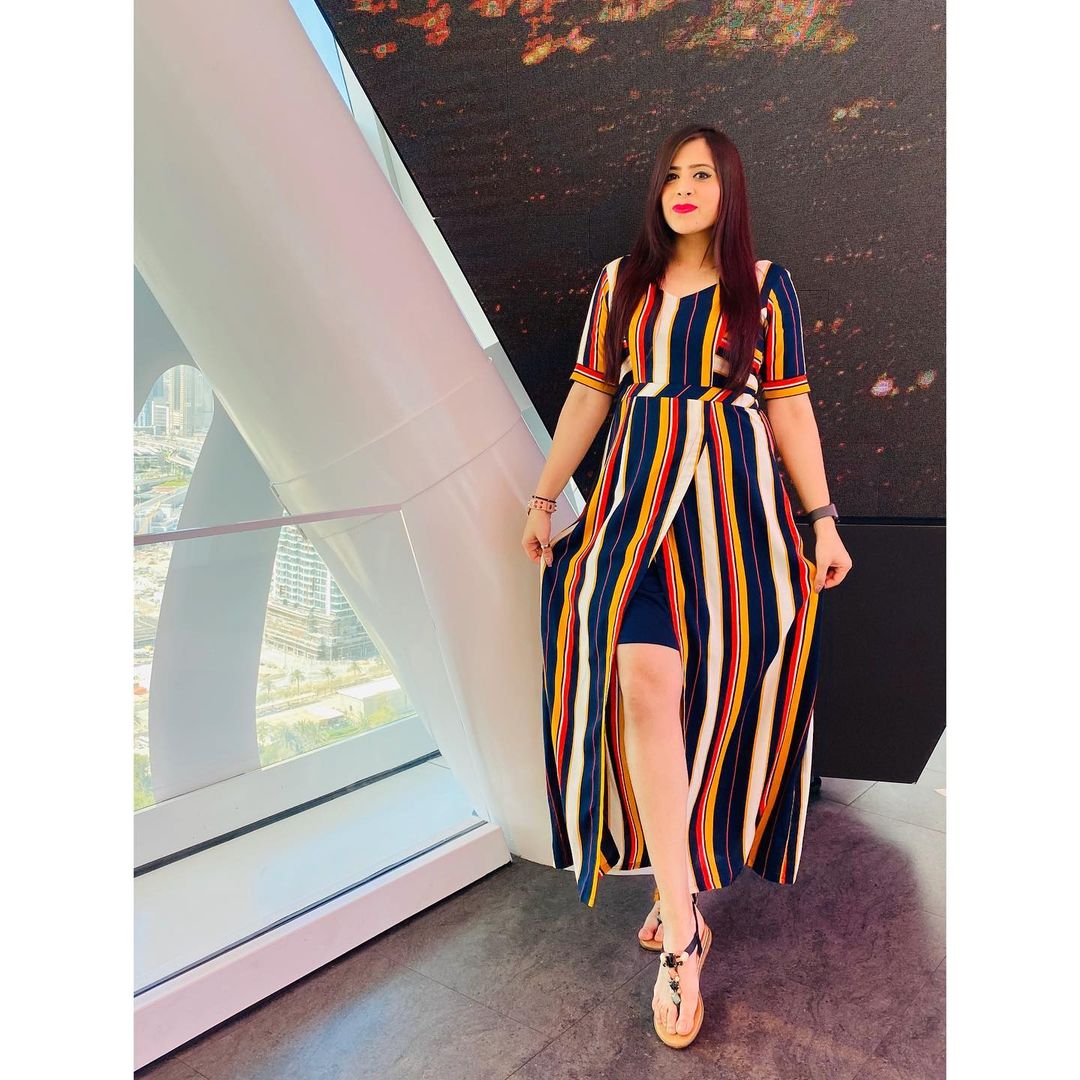 Multicolored Stripes Maxi