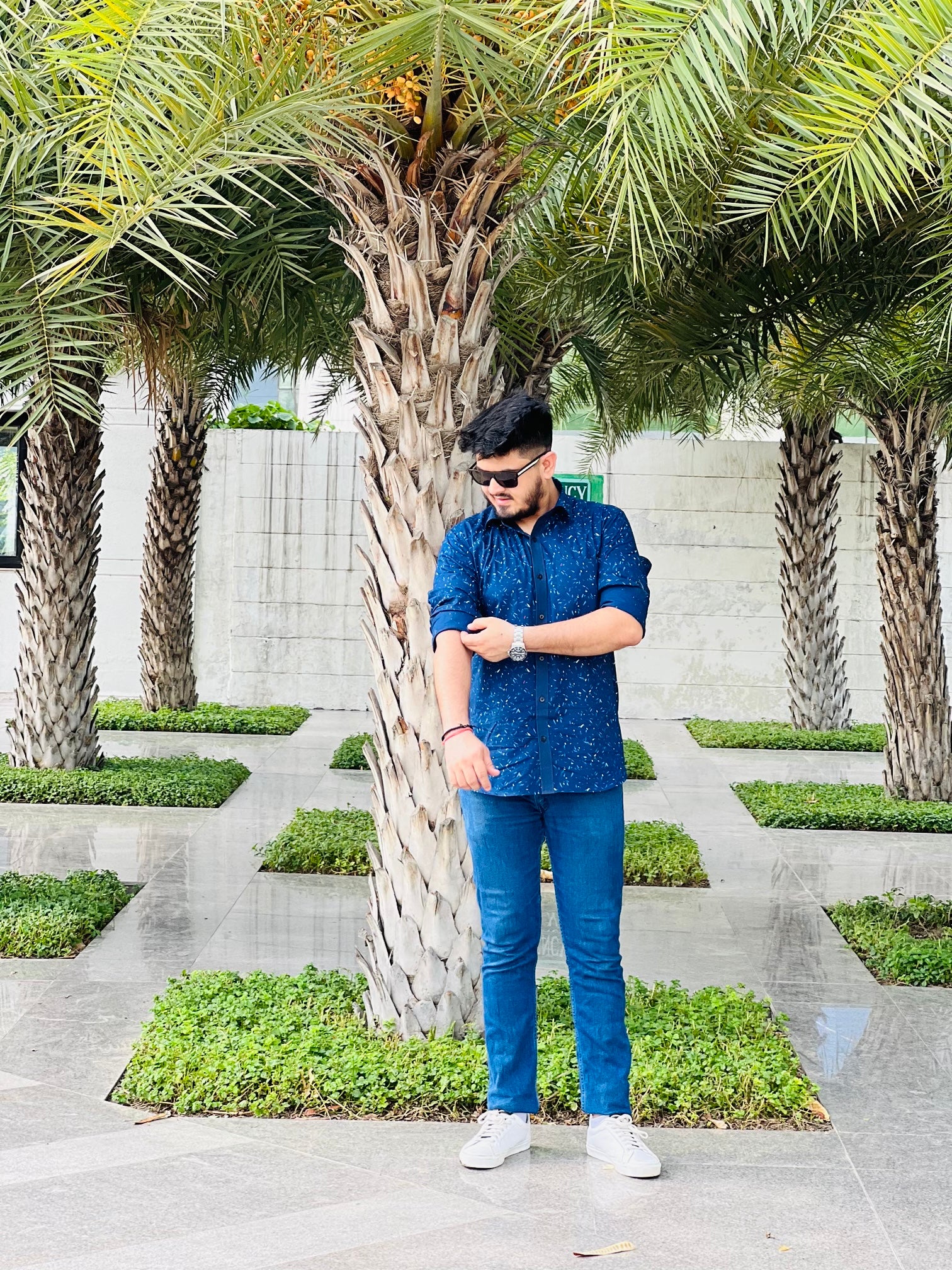 Blue Cotton Shirt
