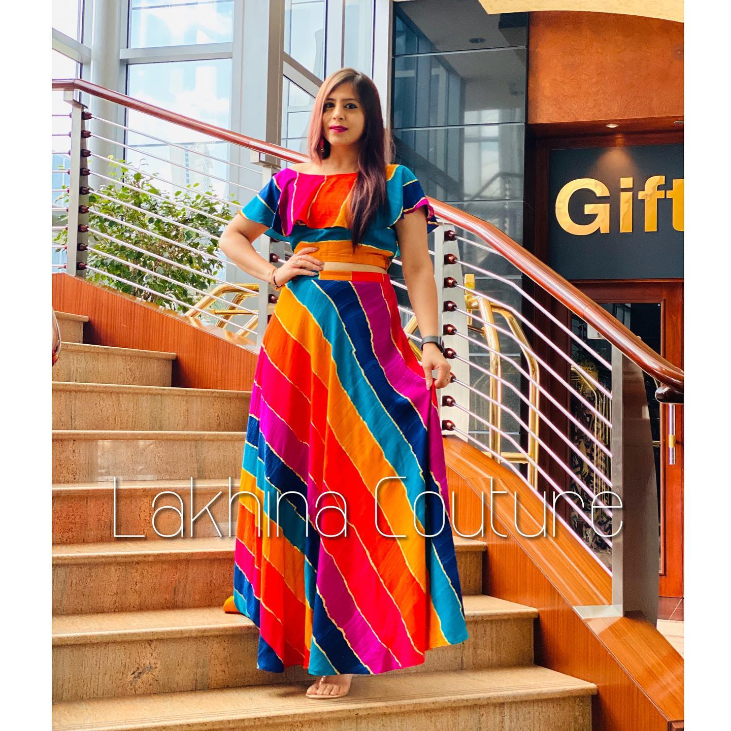 Multicoloured Stripes Co-Ord Set