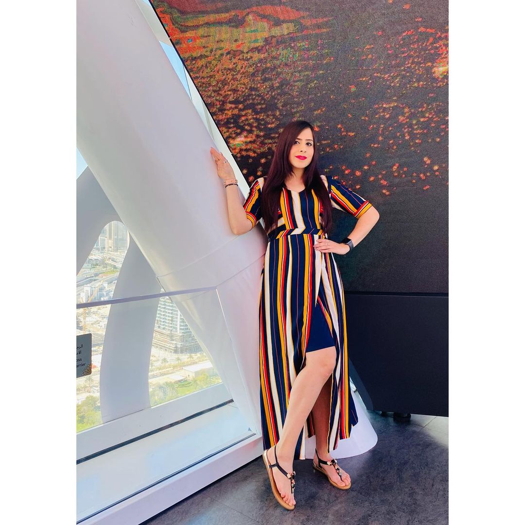 Multicolored Stripes Maxi