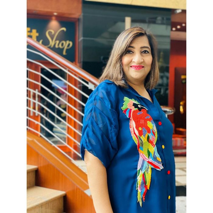 Multicoloured Parrot Dress