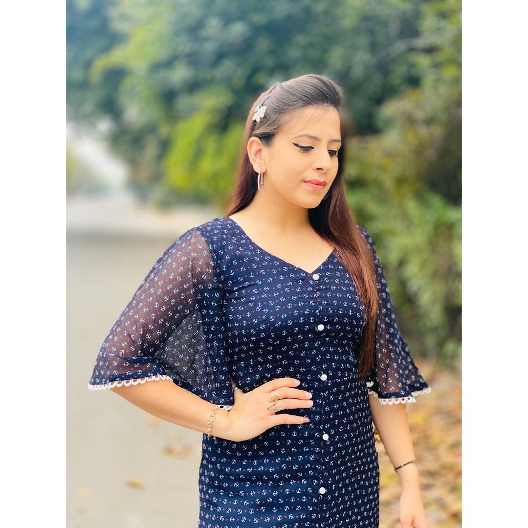 Anchor Navy Blue Maxi