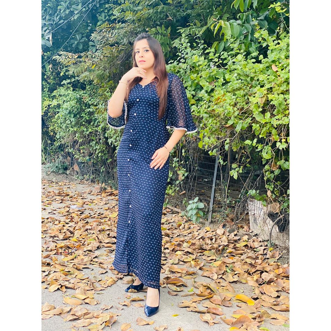 Anchor Navy Blue Maxi