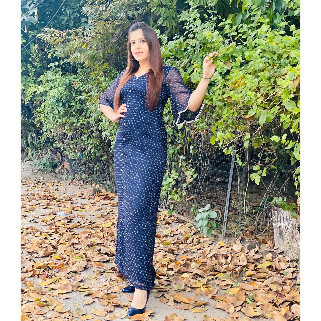 Anchor Navy Blue Maxi