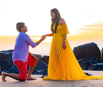 Yellow Trail Gown