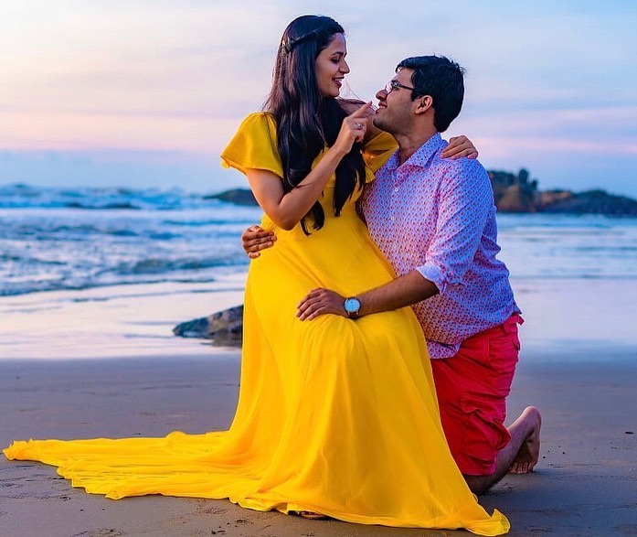 Yellow Trail Gown