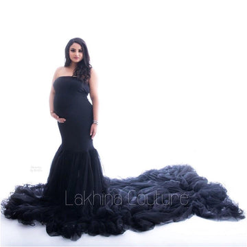 Black Lycra Gown