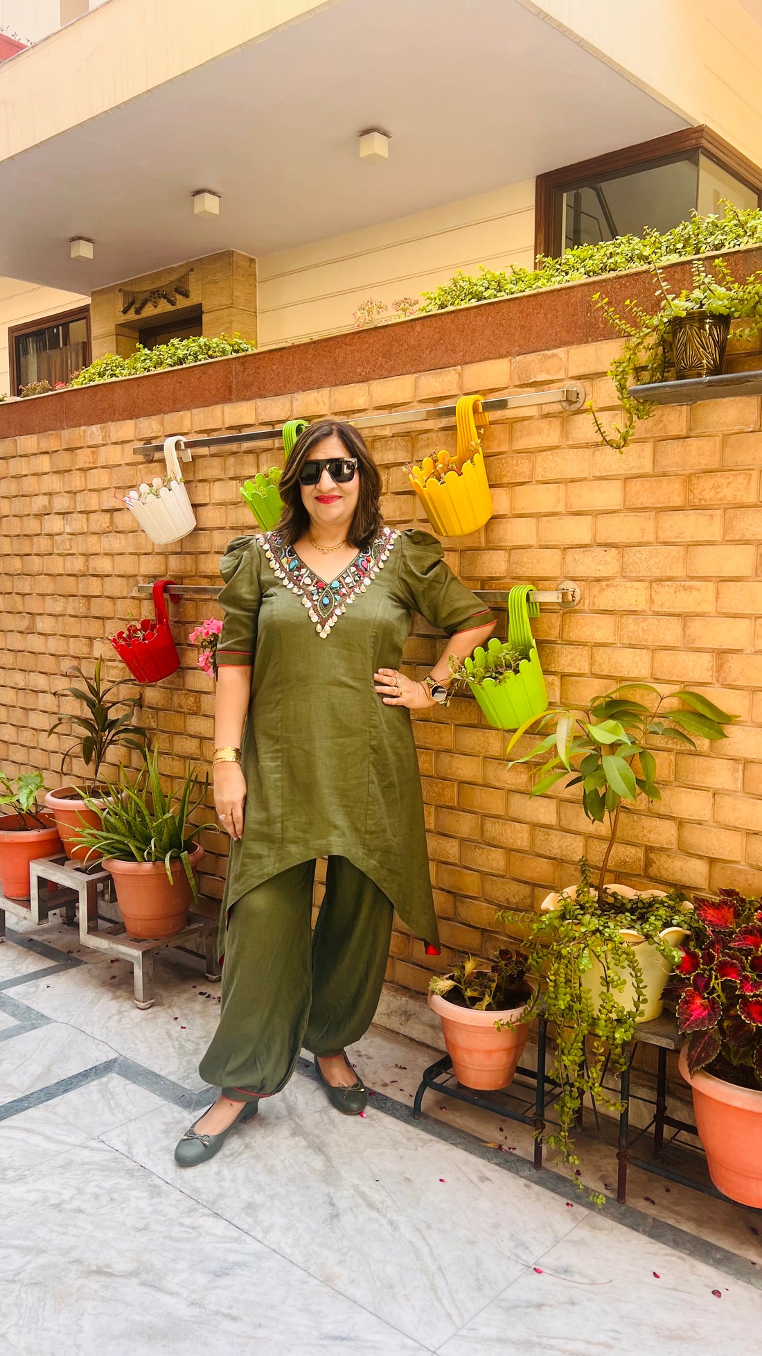 Olive Linen Co-Ord