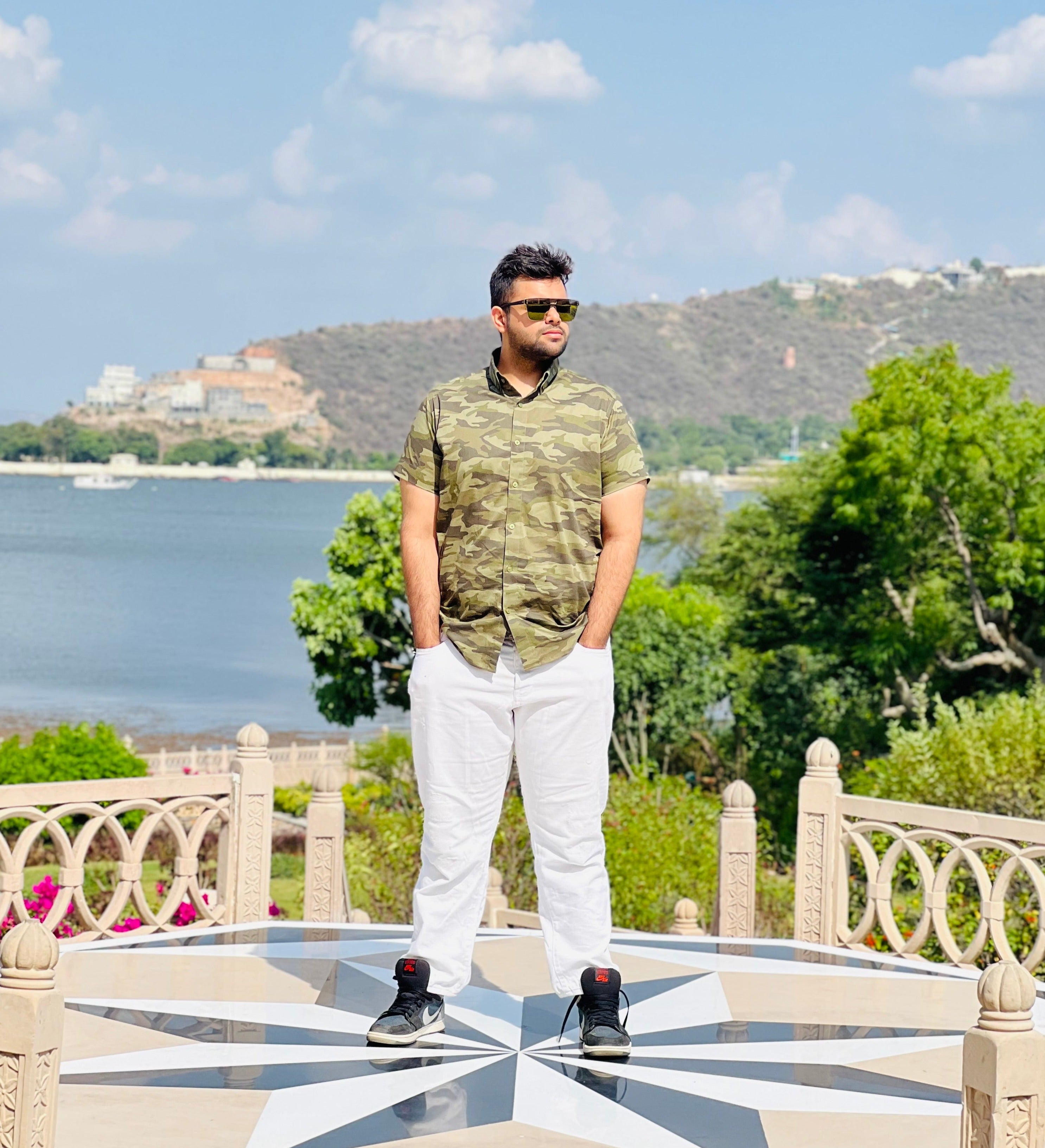 Menswear Camouflage Shirt