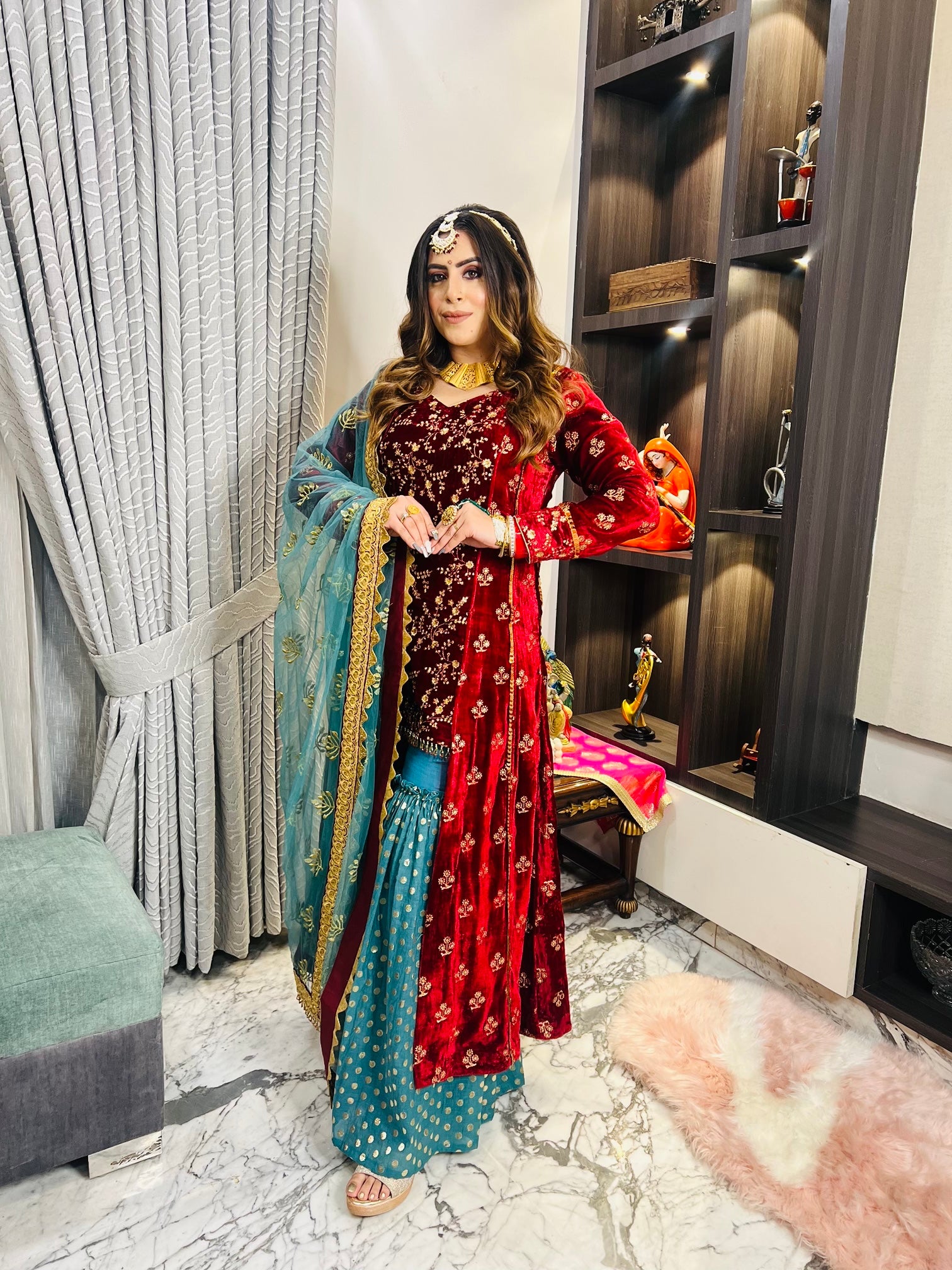 how to dress up for lohri party Indian Ethnic Wear For Lohri Celebration in Safaa World's Style