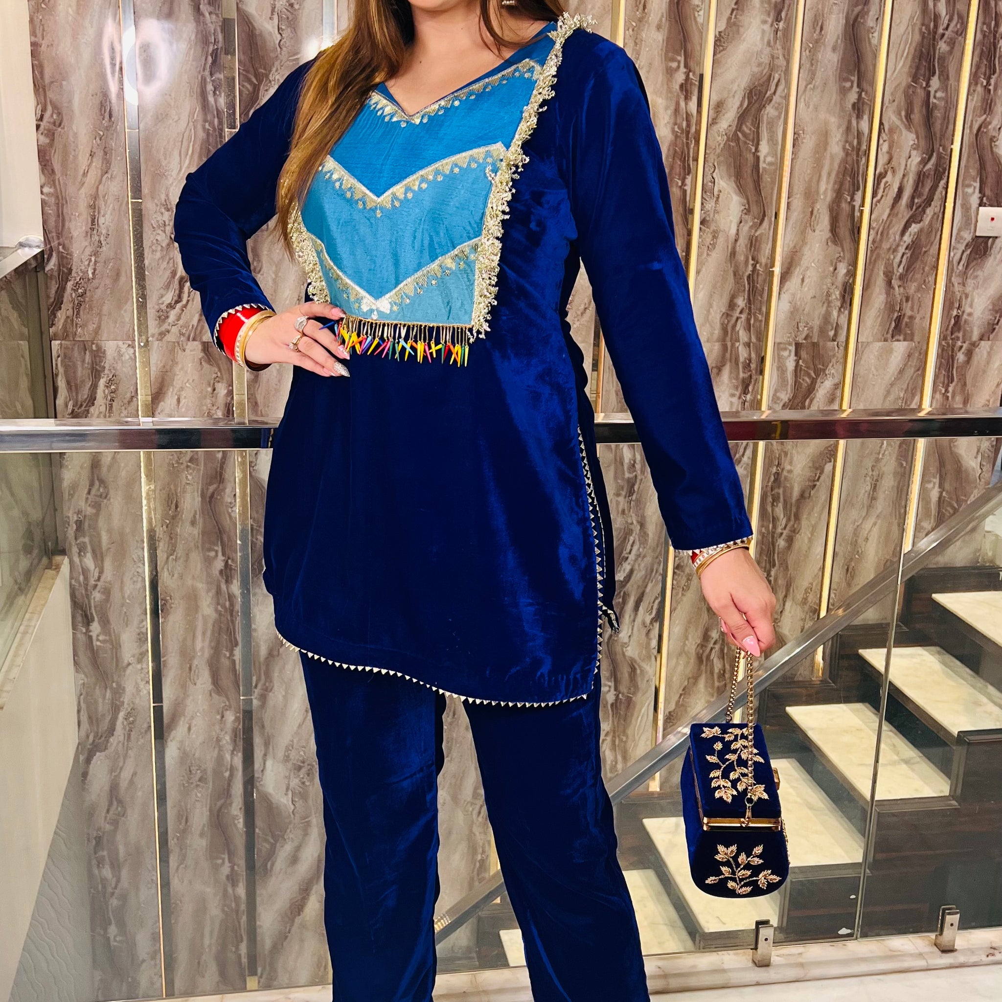 Blue Boho Co-Ord Set