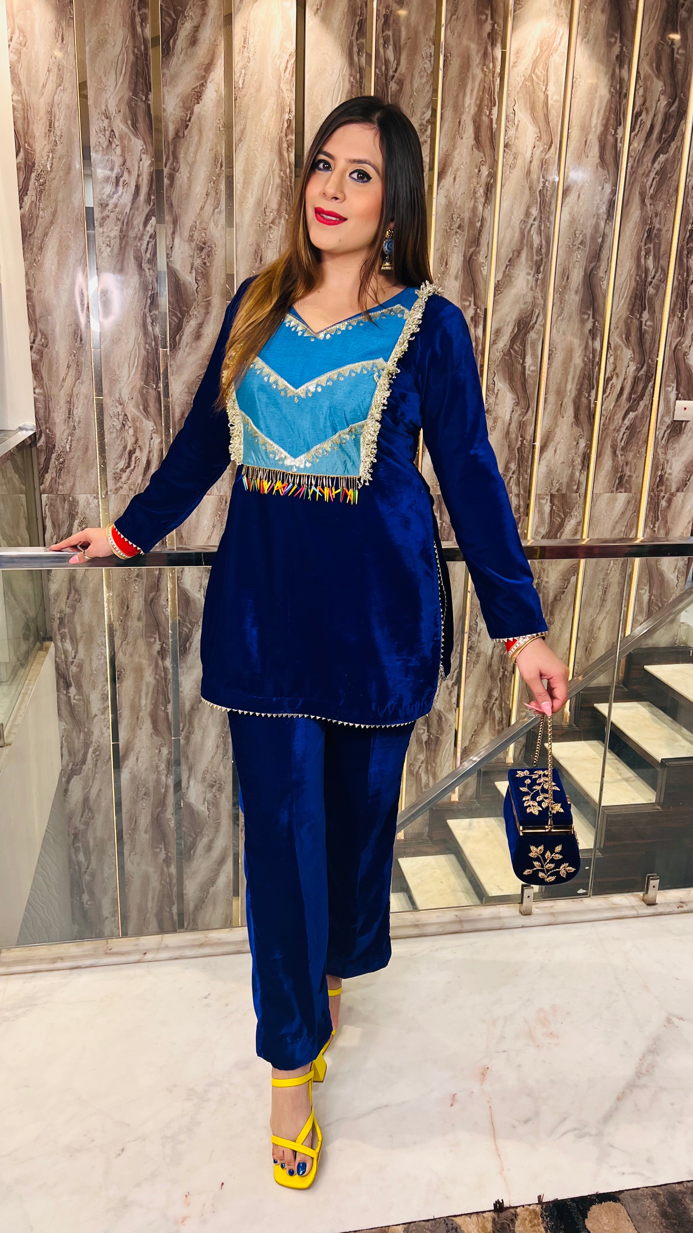 Blue Boho Co-Ord Set