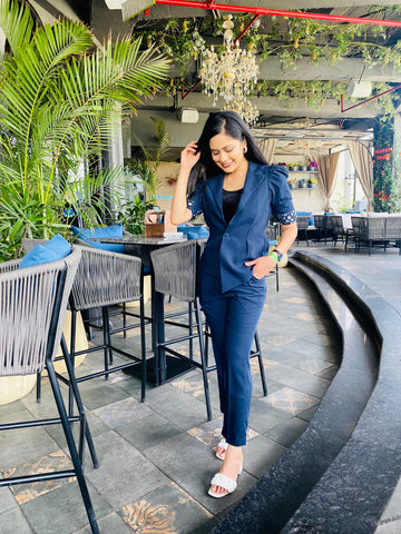 Navy Blue Co-Ord Set