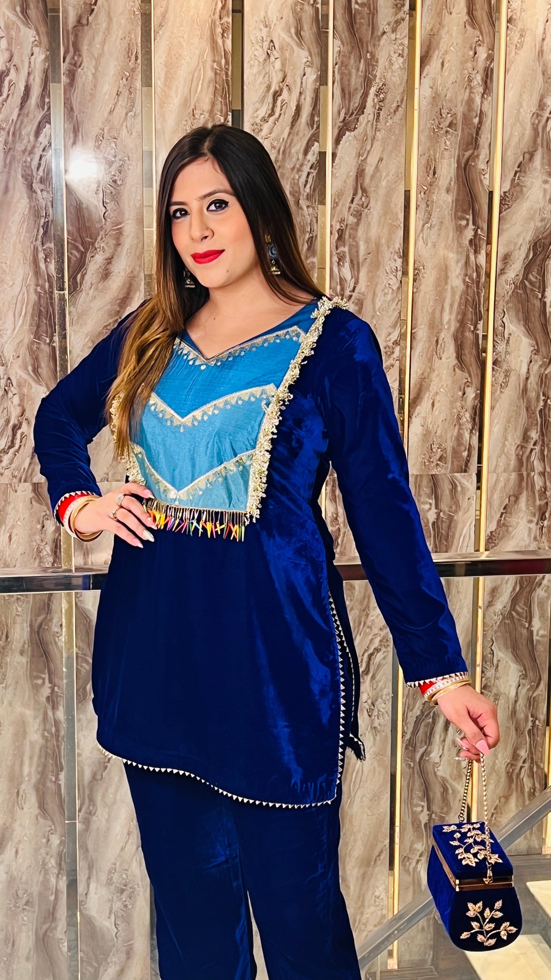 Blue Boho Co-Ord Set