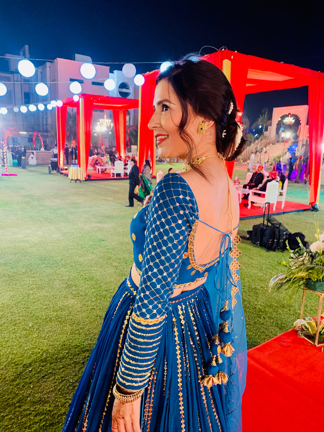 Royal Blue Lehenga