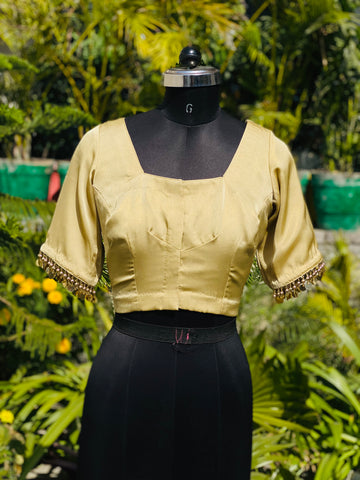 Golden Georgette Blouse