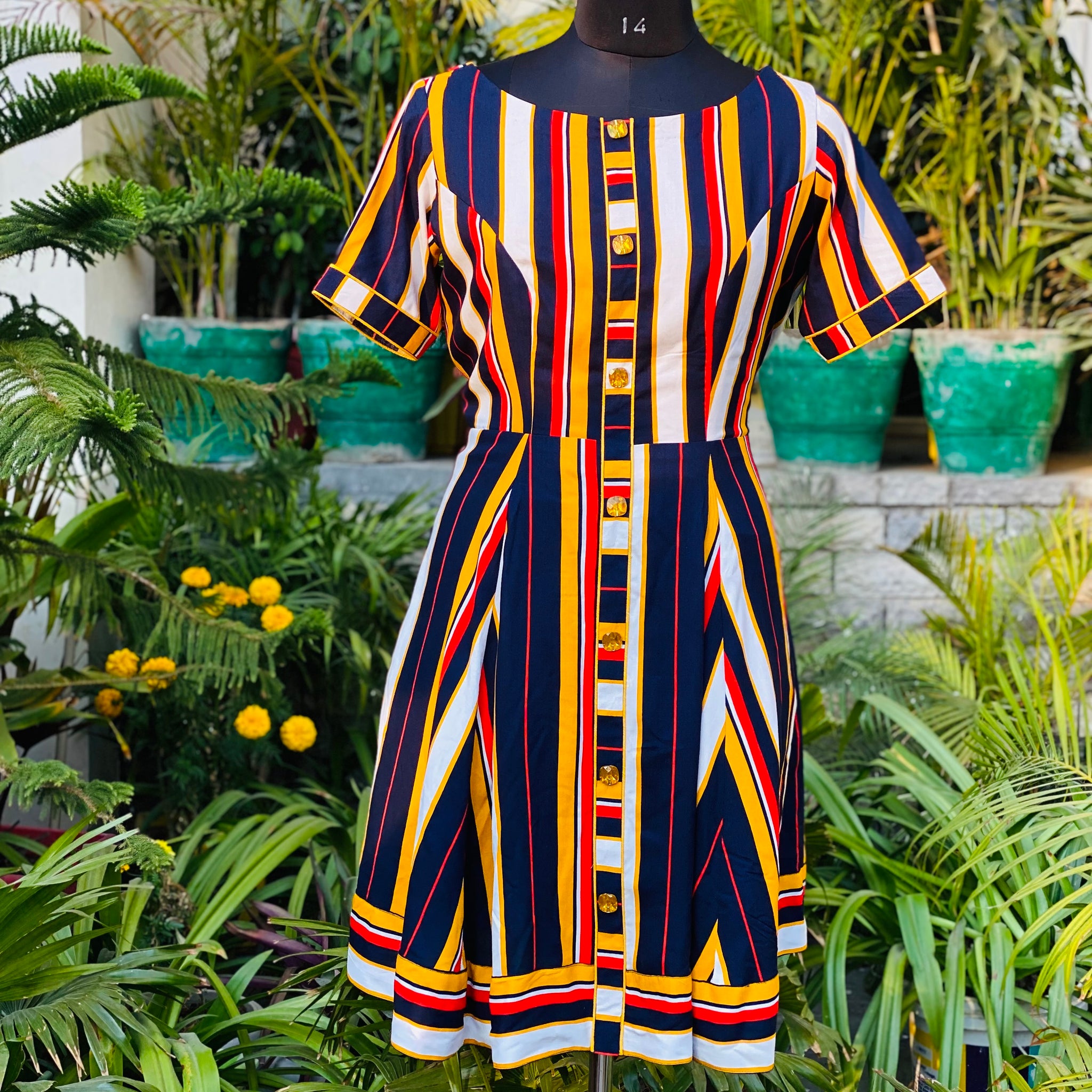 Colorful Stripes Dress
