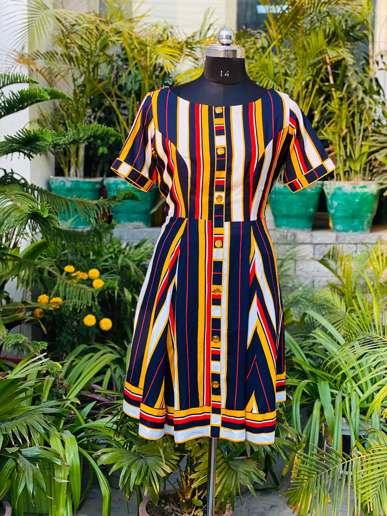 Colorful Stripes Dress