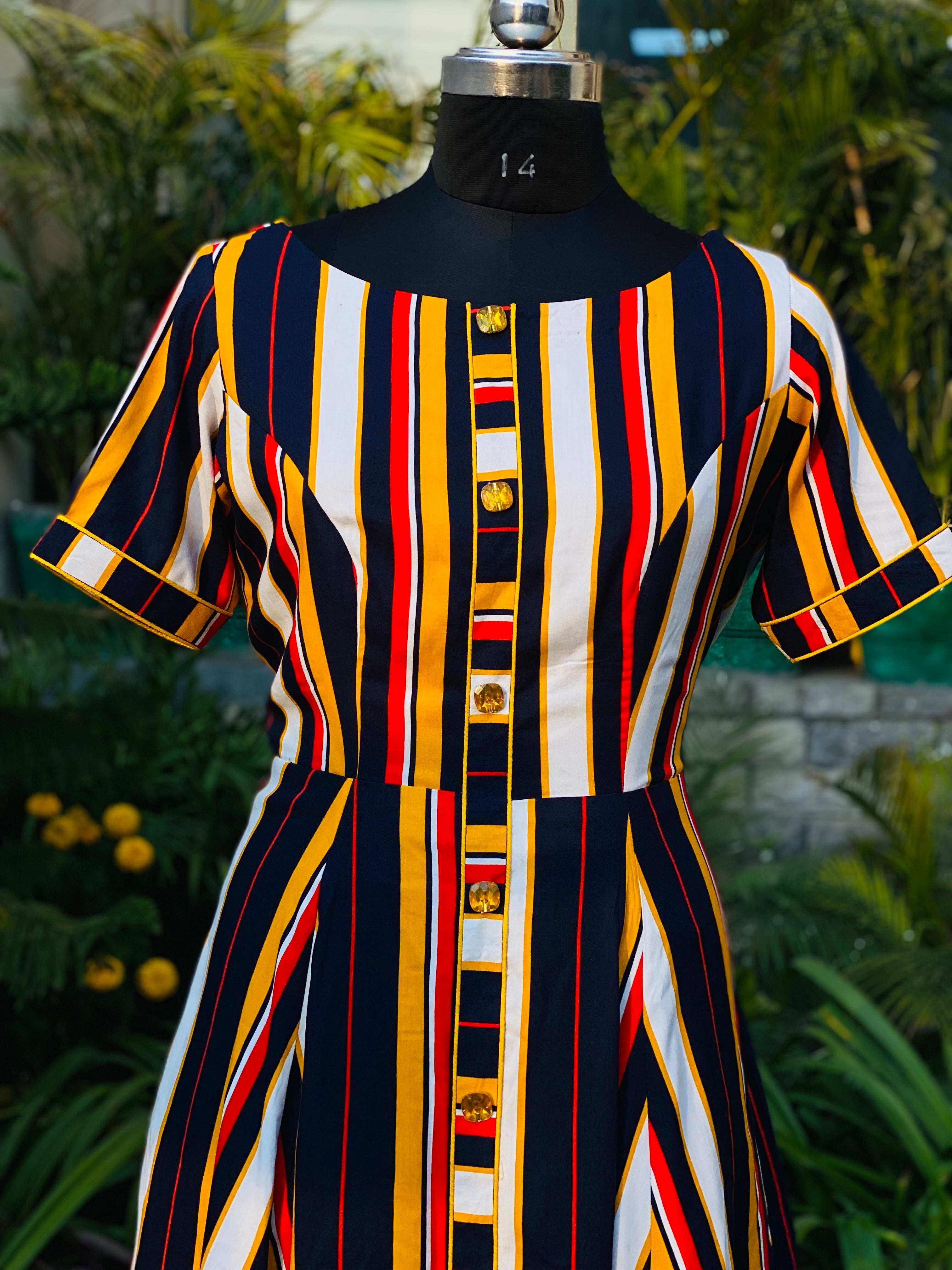 Colorful Stripes Dress