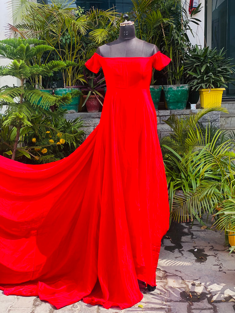 Red Trail Gown