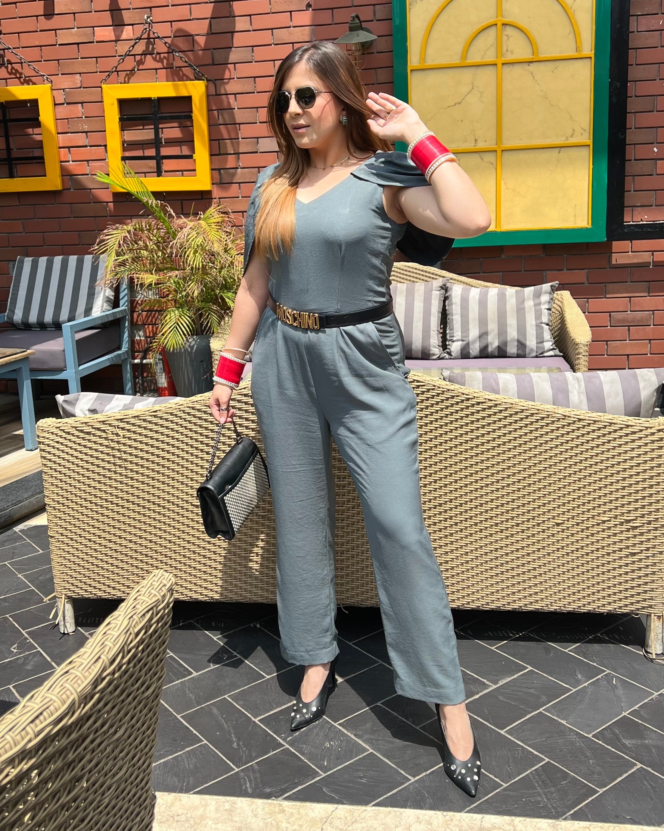 Grey Stunning Jumpsuit
