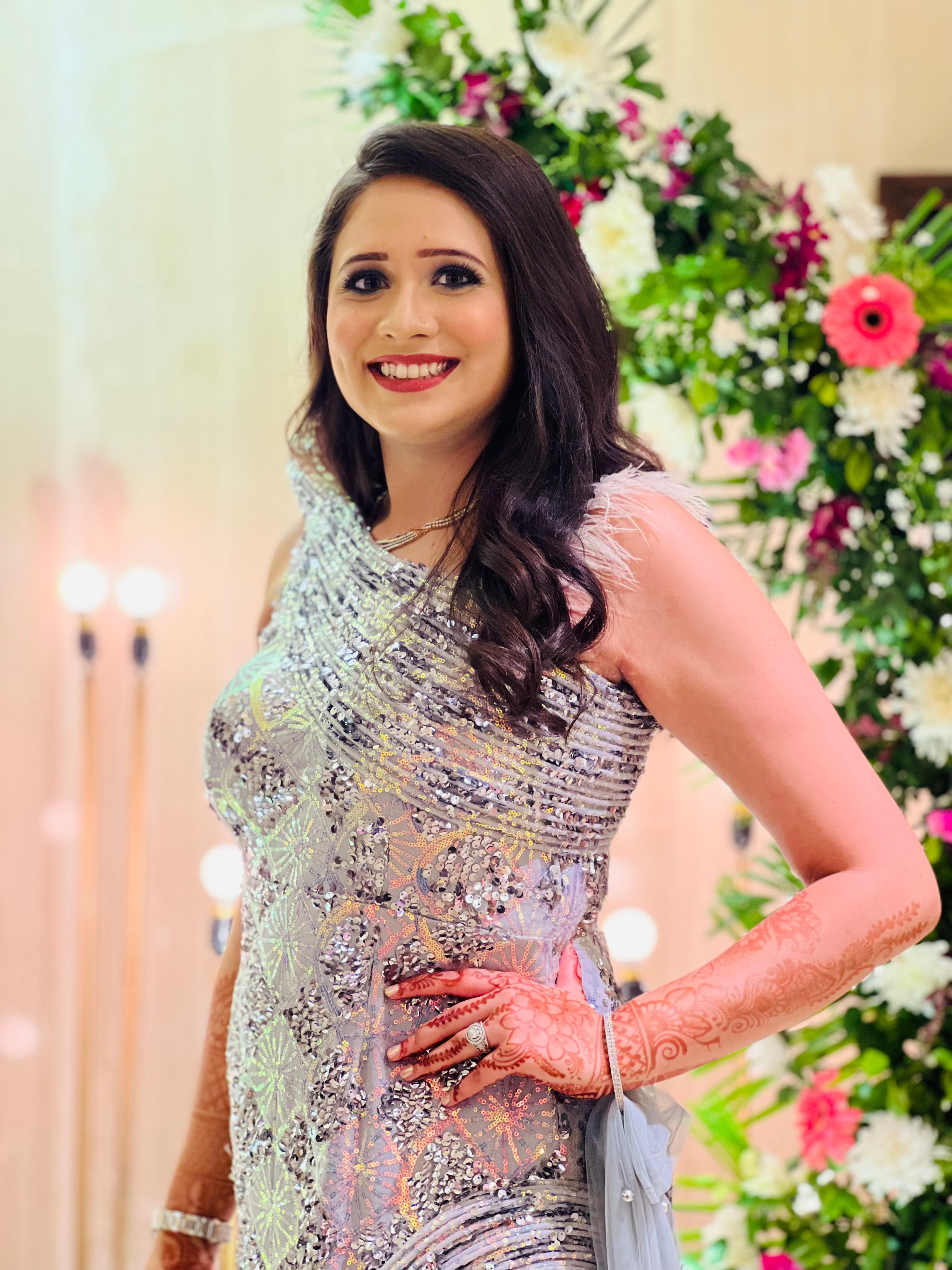 Sculptured Sequins Gown