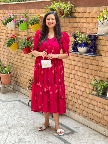 Pink Feeding Friendly Midi