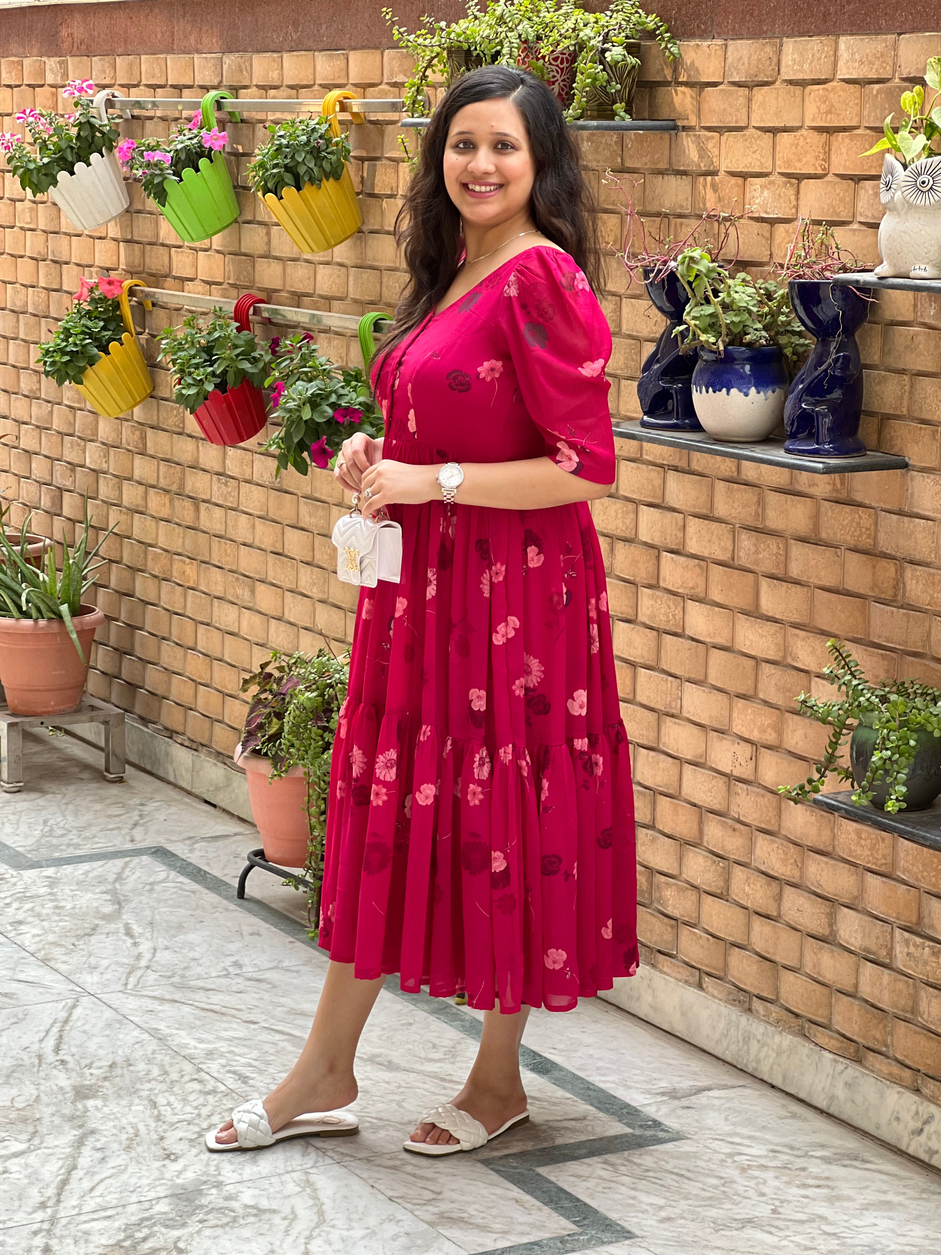 Pink Feeding Friendly Midi