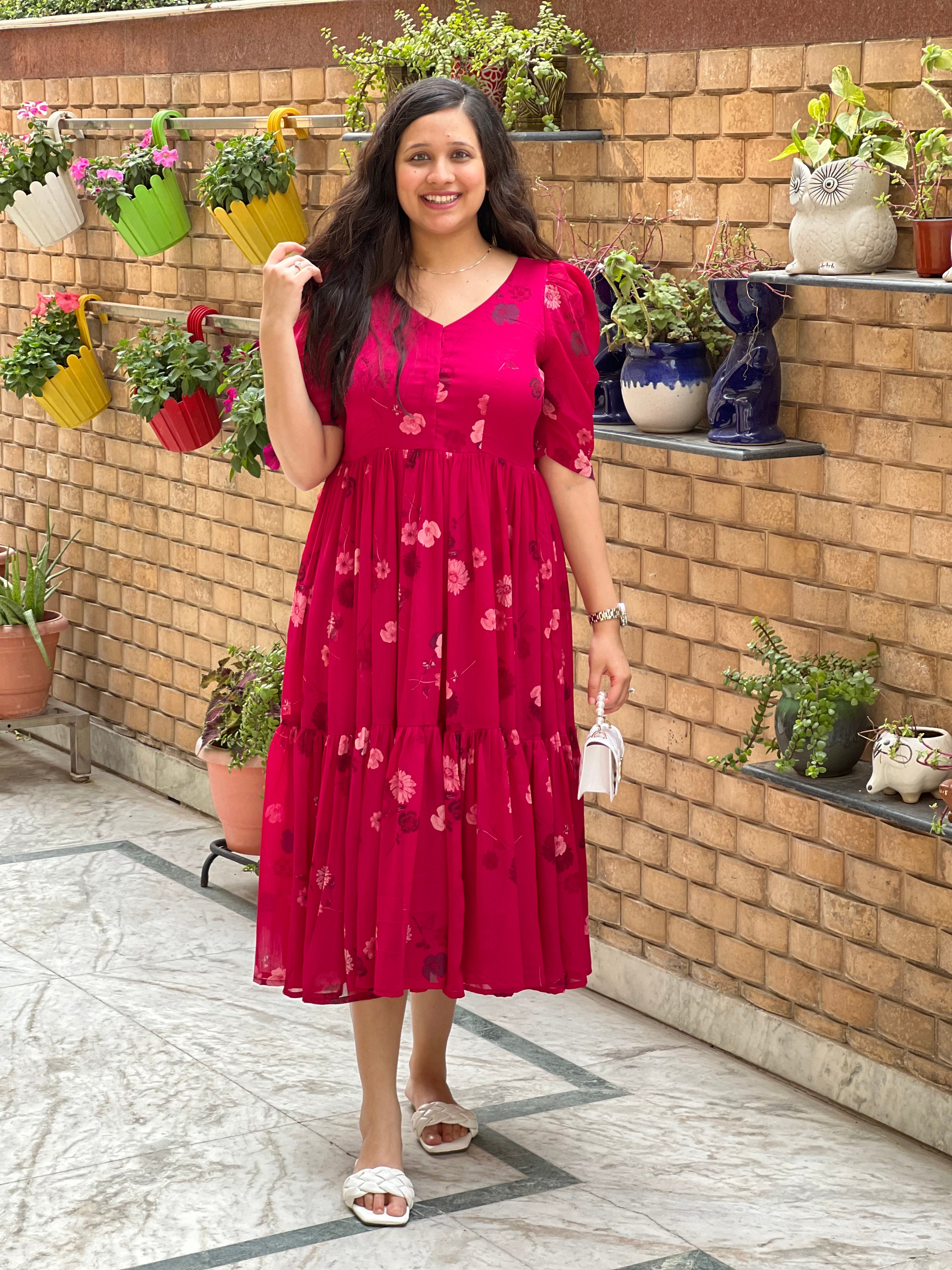 Pink Feeding Friendly Midi