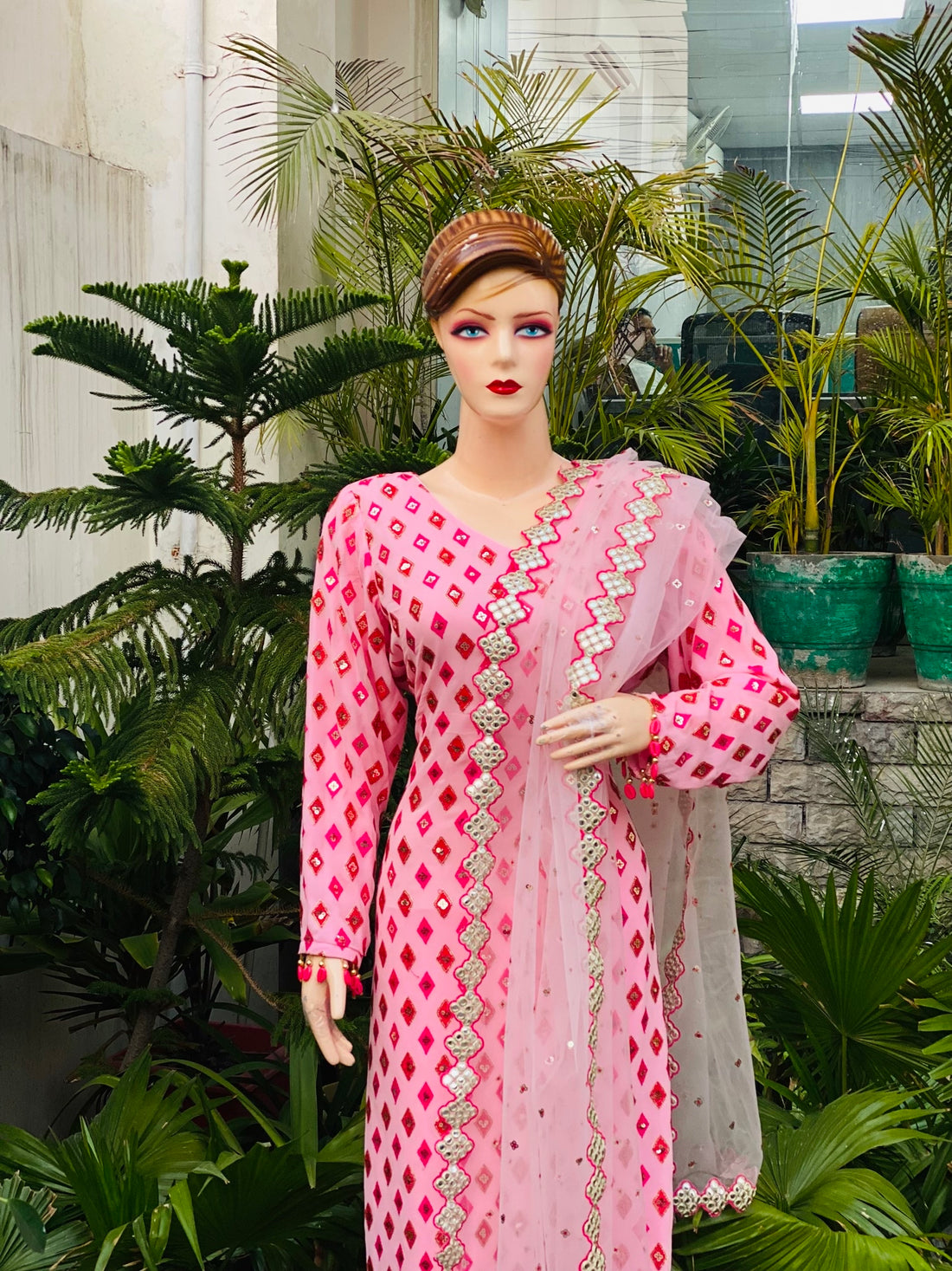 Pink Suit With Pants