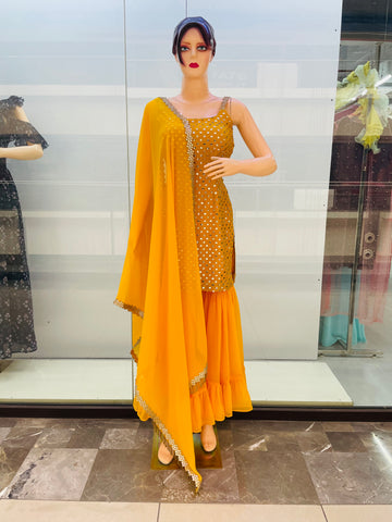Yellow Haldi Suit