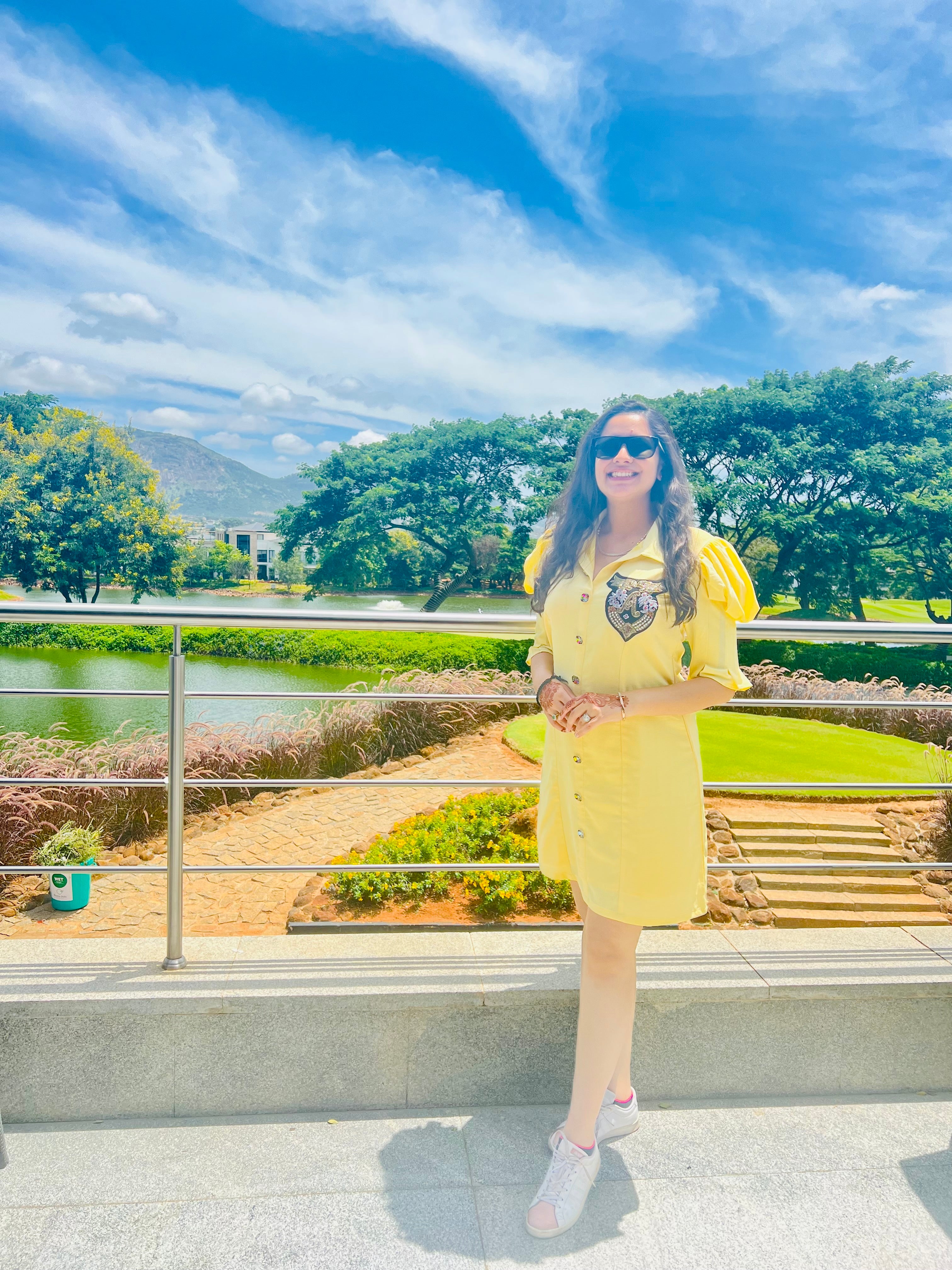 Lemon Yellow Shirt Dress